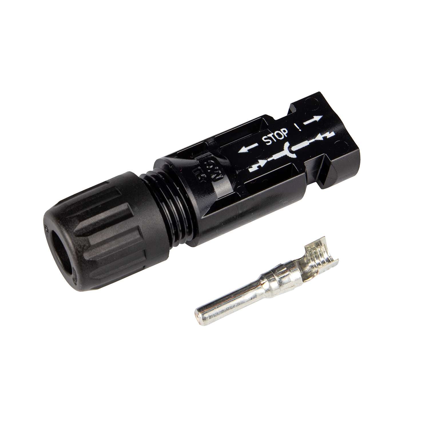 32.0143P0100-UR Stäubli MC4 connector 4/6 mm2 man contact (5,5-7,4 mm) (Zak 100 stuk)