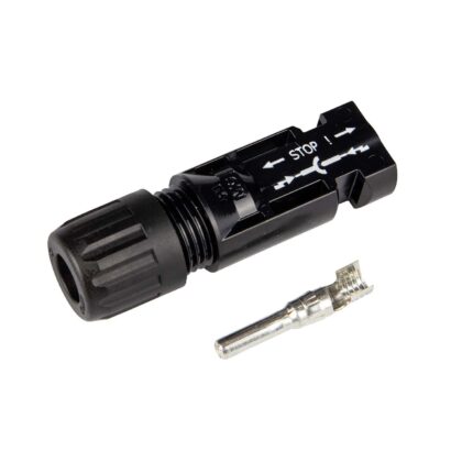 Stäubli MC4 connector 4/6 mm2 man contact (7,0-8,8 mm) (Zak 100 stuk)