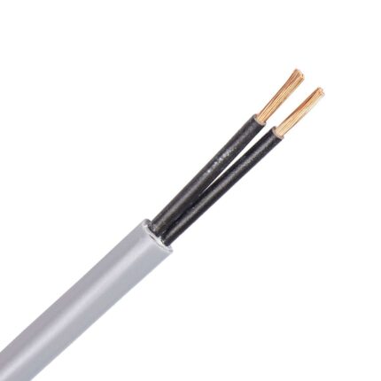 FLEX-OZ kabel (YSLY-OZ) 2X1,0 mm2 grijs (Eca) (Haspel 500 mtr)