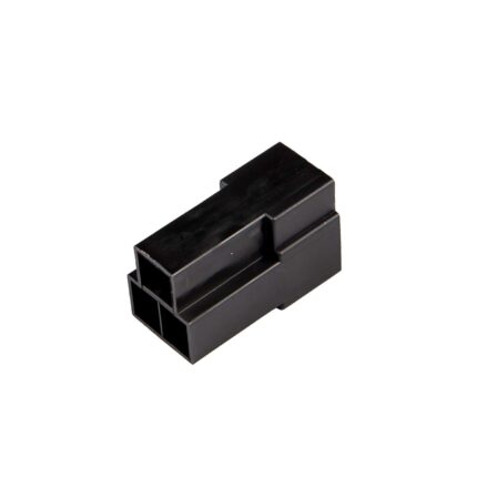 Connector 3P zwart voor man contact 6,3 mm (Zak 500 stuks)