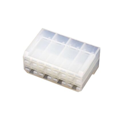 Connector 8P voor vrouw contact 6,3 mm (Zak 250 stuks)