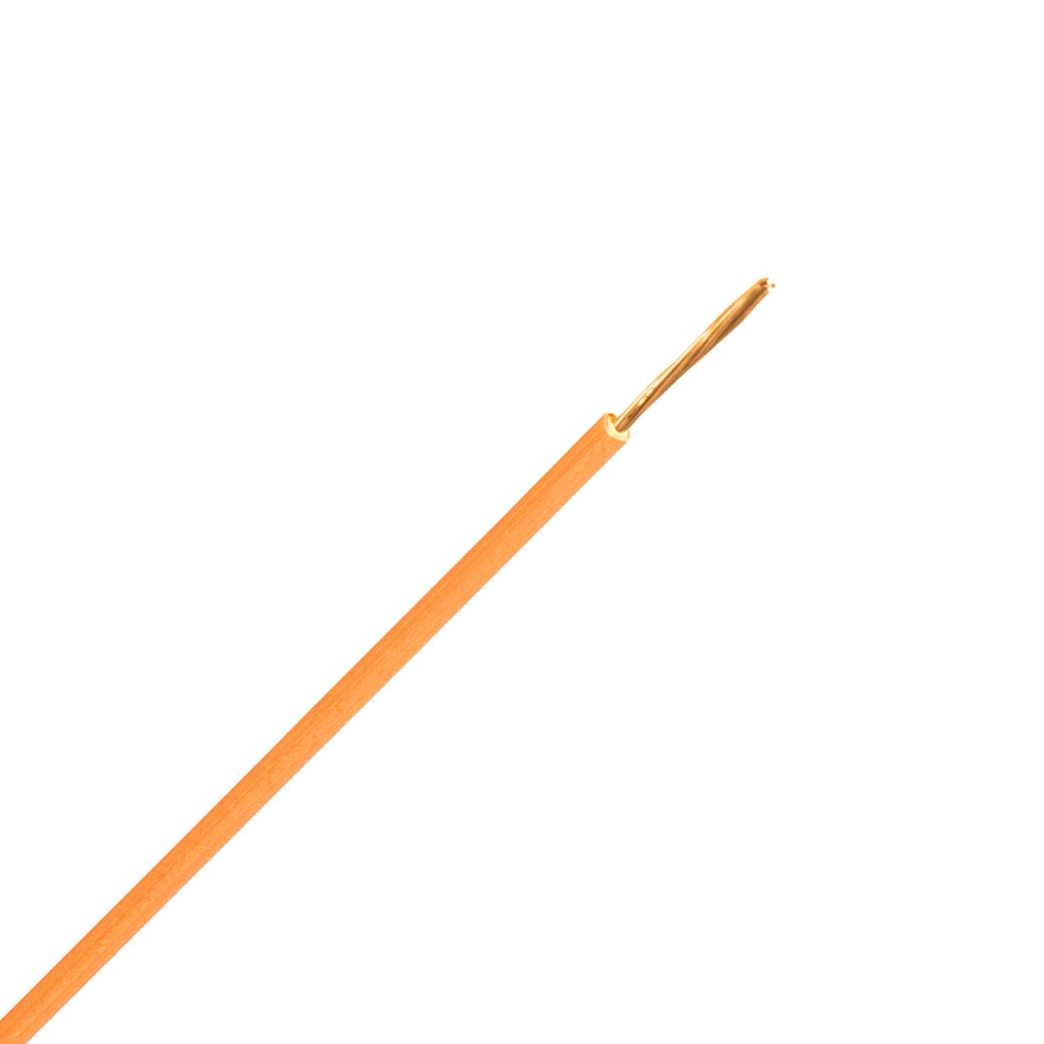 1404.1002H ZDS snoer (H05Z-K) 0,75 mm2 oranje (Eca) (Haspel 100 mtr)