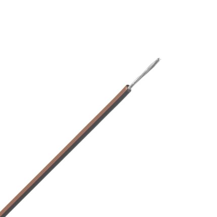 UL1569 snoer vertind 18 AWG bruin/zwart (Haspel 305 mtr)
