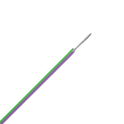 UL1569 snoer vertind 26 AWG groen/violet (Tonnetje 7500 mtr)