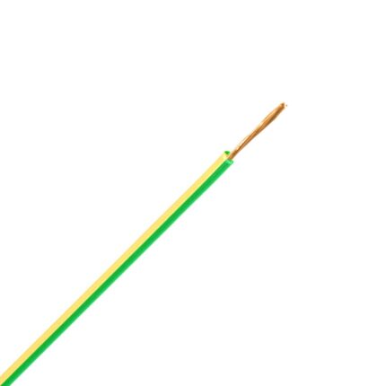 H07Z1-K snoer 1,5 mm2 groen/geel (B2ca-s1ad1a1) (Doosje 100 mtr)