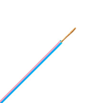 FLRY-B snoer 1,5 mm2 roze/blauw (Haspel 500 mtr)