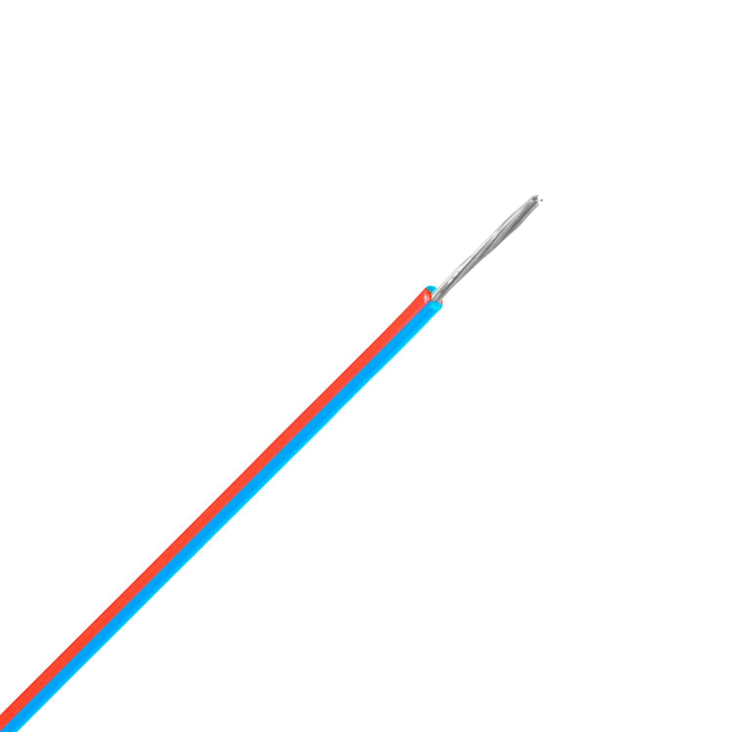 1251.7916H UL1015 snoer vertind 16 AWG blauw/rood (Haspel 305 mtr)