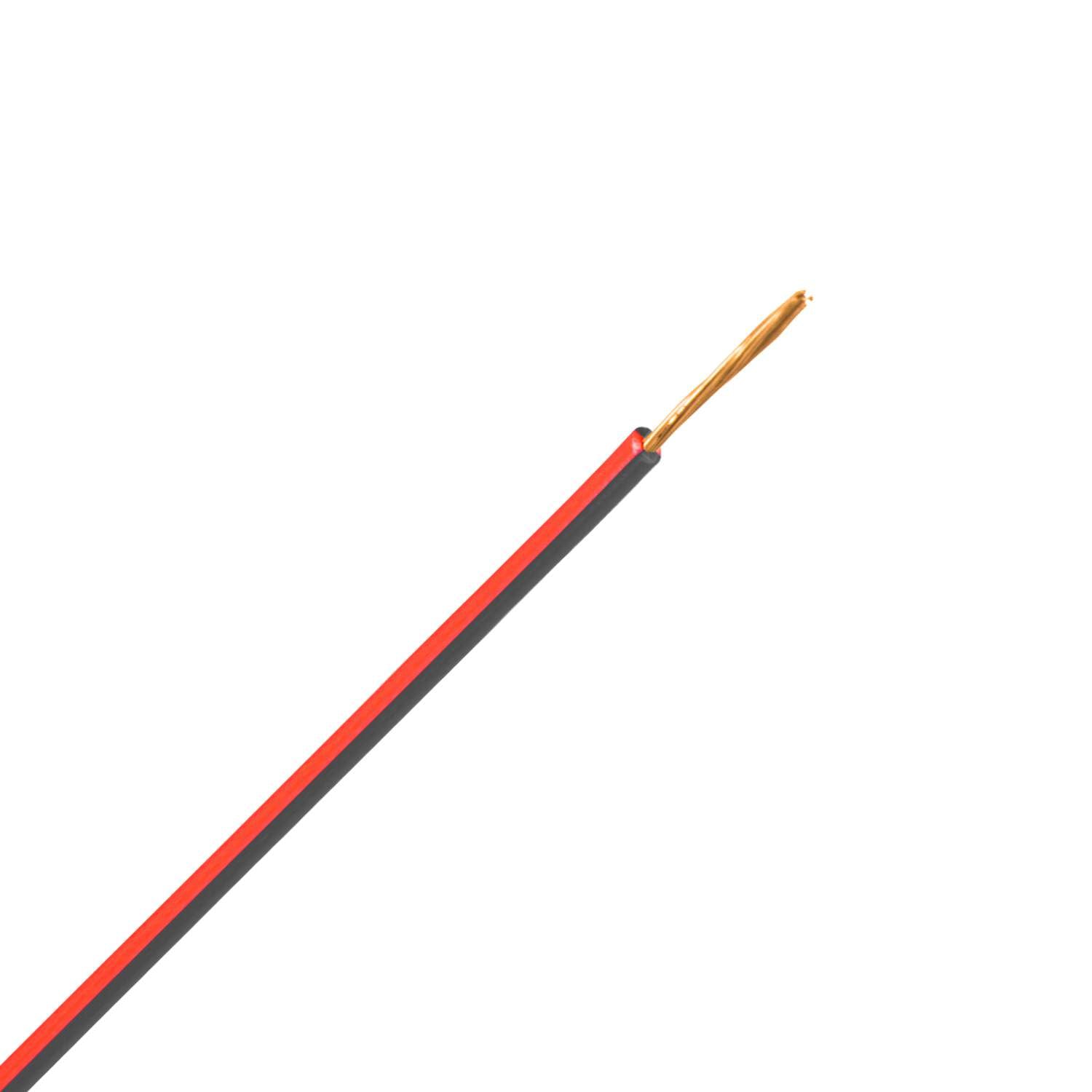 1170.AB04H FLRY-B snoer 1,5 mm2 zwart/rood (Haspel 500 mtr)