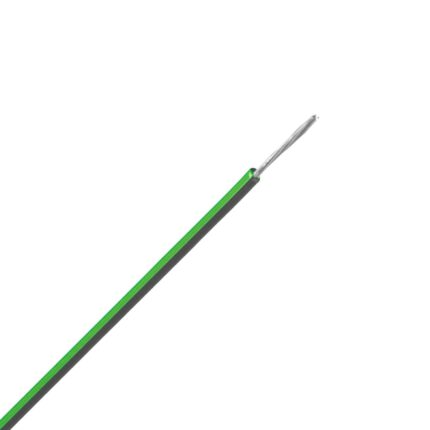 UL1569 snoer vertind 18 AWG groen/zwart (Tonnetje 3300 mtr)