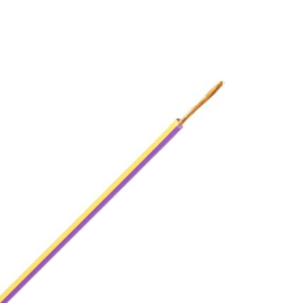 FLRY-B snoer 1,5 mm2 violet/geel (Haspel 500 mtr)