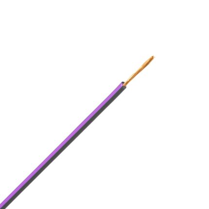 FLRY-B snoer 0,5 mm2 violet/zwart (Haspel 500 mtr)