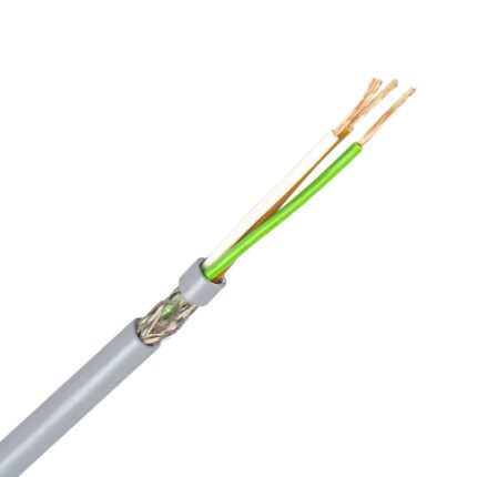 LiYCY kabel 3X0,75 mm2 grijs (Eca) (Ring 100 mtr)