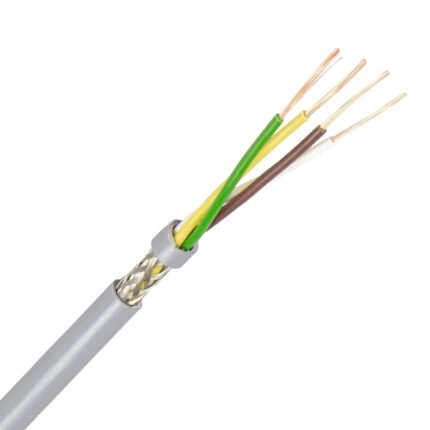 LiYCY kabel 4X0,50 mm2 grijs (Eca) (Ring 100 mtr)