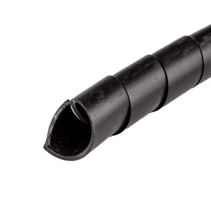 Spiraalslang 10X8,0 mm zwart (Zak 25 mtr)