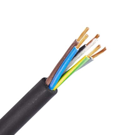 H07RN-F (Neopreen) kabel 5G2,5 mm2 zwart (Eca) (Haspel 500 mtr)