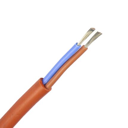SIHF siliconenkabel vertind 2X2,5 mm2 roodbruin (Eca) (Ring 100 mtr)