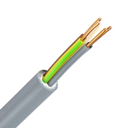 YMvK kabel 4G2,5 mm2 grijs (Dca-s2d2a3) (Haspel 500 mtr)