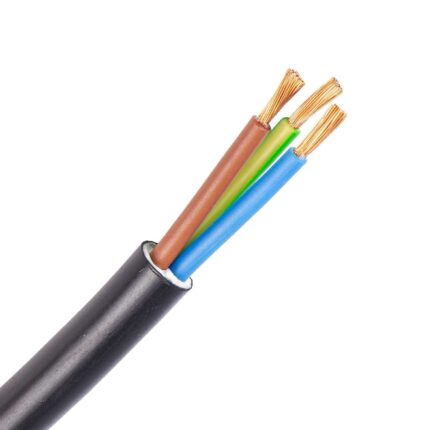 RV-K kabel 3G1,5 mm2 zwart (Eca) (Haspel 500 mtr)