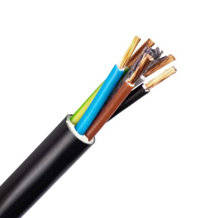 RV-K kabel 5G1,5 mm2 zwart (Eca) (Ring 100 mtr)