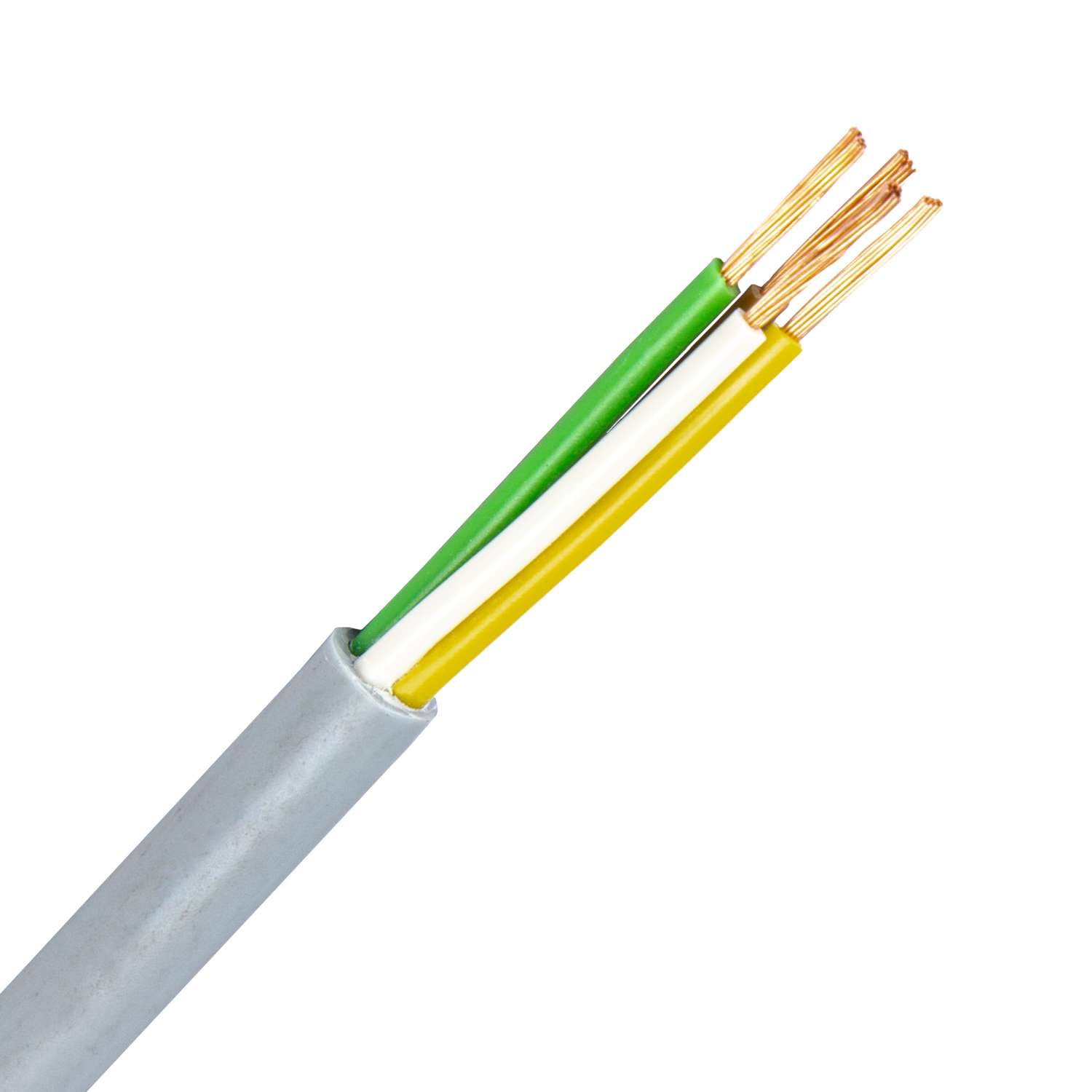 1159.4X050GR LiYY kabel 4X0,5 mm2 grijs (Eca) (Ring 100 mtr)