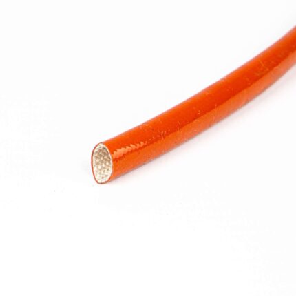 Glaskous siliconen geïmpregneerd 4 kV 6 mm roodbruin (Rol 100 mtr)