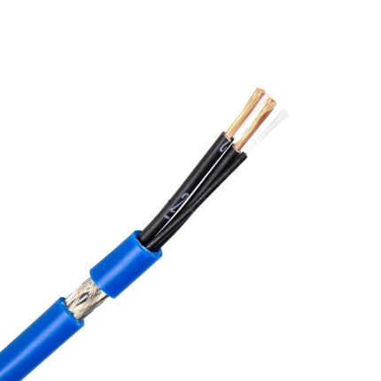 LIYCY-OZ-CY kabel 2X0,75 mm2 blauw (Ring 100 mtr)