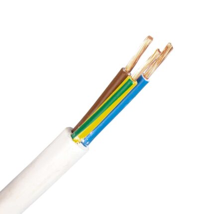 H05Z1Z1-F kabel 3G2,5 mm2 wit (Cca-s1ad1a1) (Ring 100 mtr)