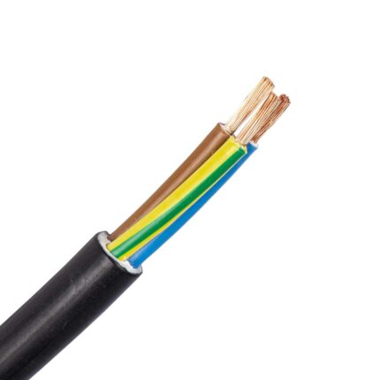 H05Z1Z1-F kabel 3G2,5 mm2 zwart (Cca-s2d2a1) (Ring 100 mtr)