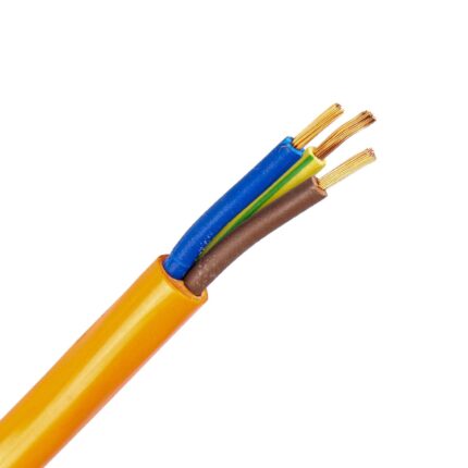 H07BQ-F kabel (BMQL) 3G1,5 mm2 oranje (Haspel 500 mtr)