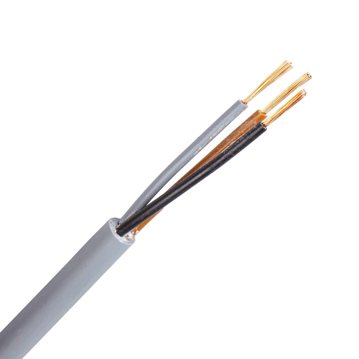 1201.3X075GR/ECA FLEX-OB kabel (YSLY-OB) 3X0,75 mm2 grijs (Eca) (Ring 100 mtr)