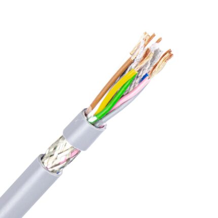 LiYCY twisted pair kabel 5X2X0,50 mm2 grijs (Haspel 500 mtr)