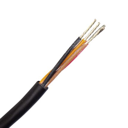 LiYY UL2464/2517 kabel 4X20 AWG zwart (Ring 100 mtr)