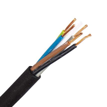 RTPR kabel 5G1,0 mm2 zwart (Haspel 500 mtr)