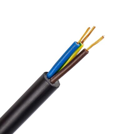 H07ZZ-F kabel 3G1,5 mm2 zwart (Cca-s1d1a1) (Haspel 500 mtr)