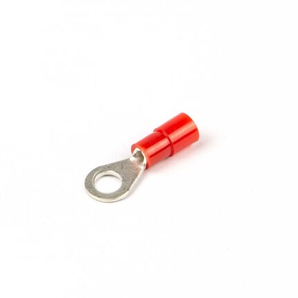 Ringkabelschoen M5 nylon rood zonder extra verstevigingshuls (Zak 100 stuks)