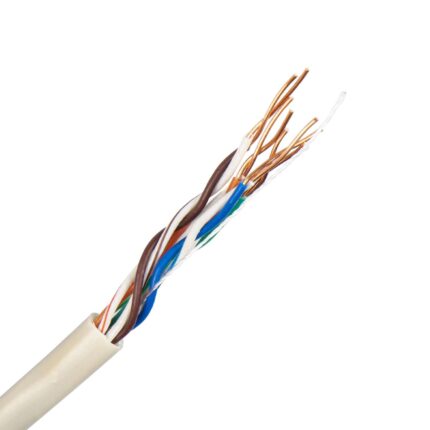 Cat6a U/UTP LSZH netwerkkabel massief 23 AWG grijs (Eca) (Ring 200 mtr)