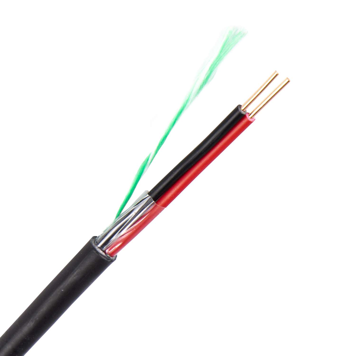 1475.2X075ZH/B2CA J-HH kabel 2X1,0 mm 0,75 mm2 zwart (B2ca) (Haspel 500 mtr)