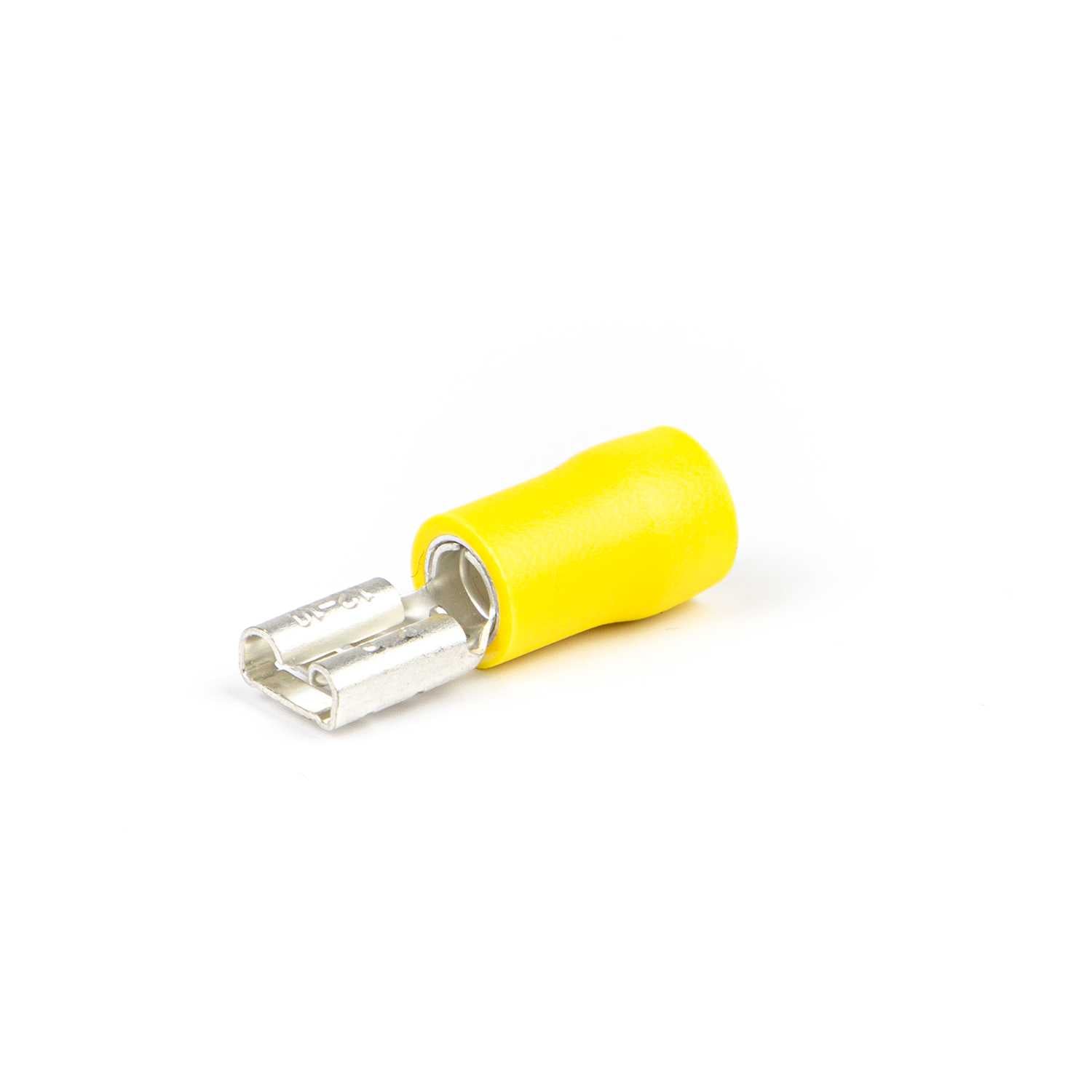16.034808/C Vlakstekerhuls 4,8X0,8 mm geel (Zak 100 stuks)
