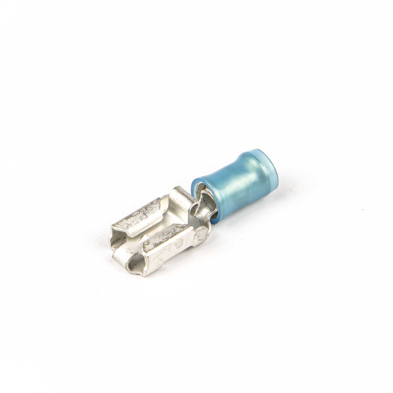 165536-1 Vlakstekerhuls positive lock nylon 6,3X0,8 mm blauw (500 stuks)