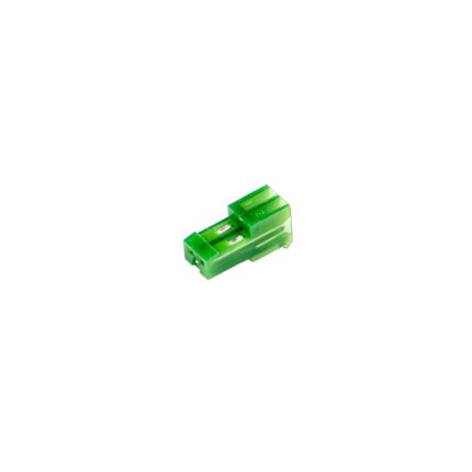 TE MTA-100 connector closed end 2P 28 AWG groen (Zakje 500 stuks)