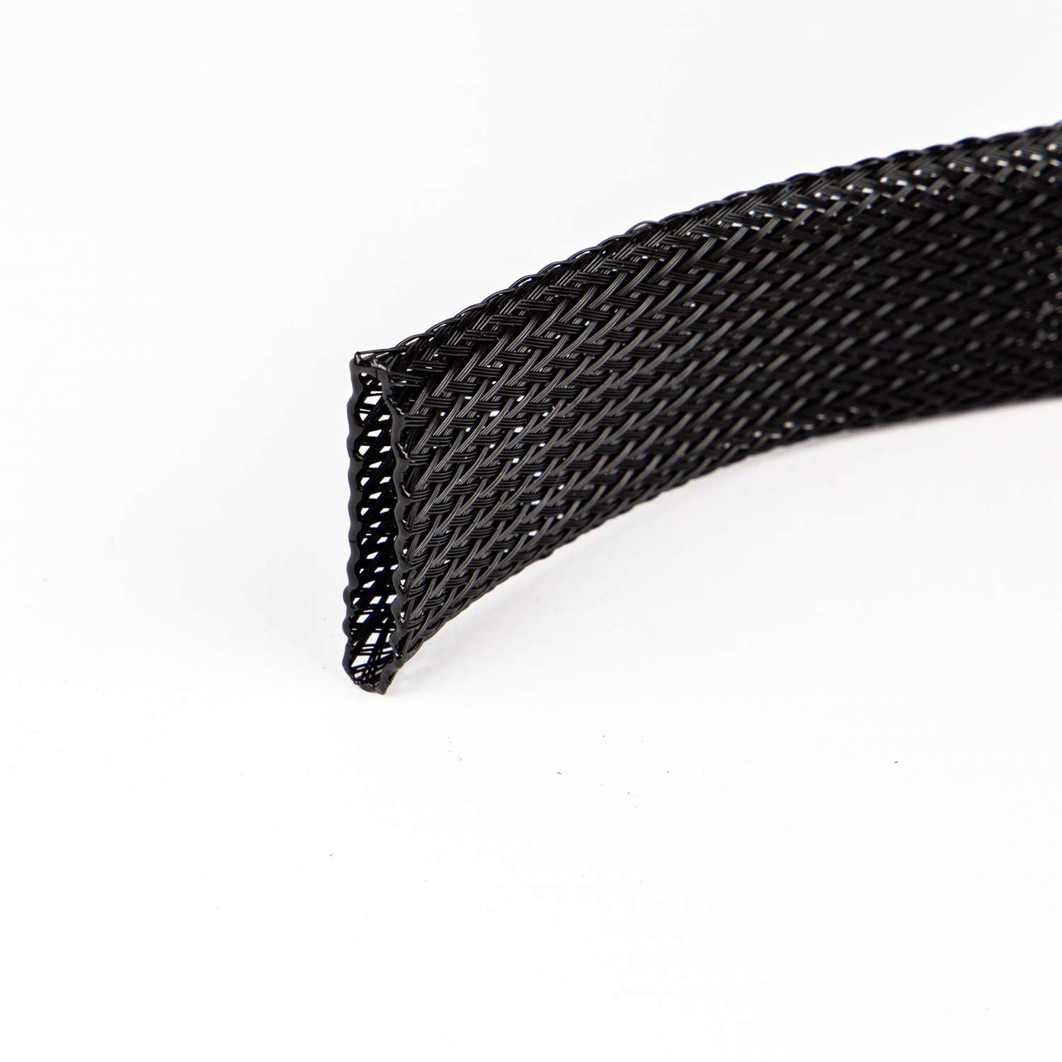 33.08150 Gevlochten isolatiekous 10-22 mm nominaal 15 mm zwart (Rol 100 mtr)