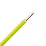 VD draad (H07V-U) 2,5 mm2 geel/groen (Eca) (Doosje 100 mtr)