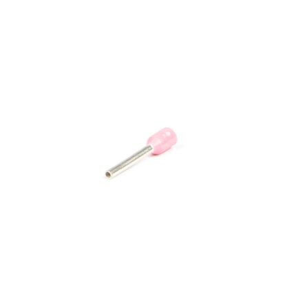 Adereindhuls geïsoleerd 0,34X8 mm roze (Zak 500 stuks)
