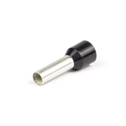 Adereindhuls geïsoleerd 1,5X12 mm zwart (Zak 500 stuks)