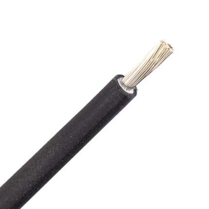 Solar kabel (H1Z2Z2-K) 6,0 mm2 zwart (Dca-s2d2a1) (Ring 100 mtr)